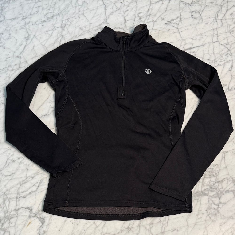 Women’s Pearl Izumi Cycling Quarter-Zip Pullover Sweatshirt Sz Small Back Zip